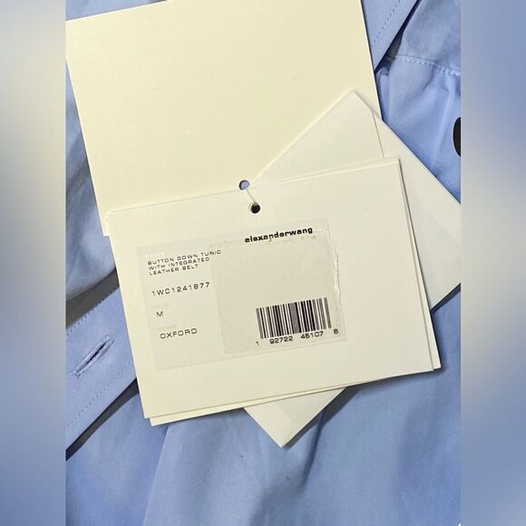 Alexander Wang  Oversized Belted Cotton Shirt size M - Picture 15 of 16